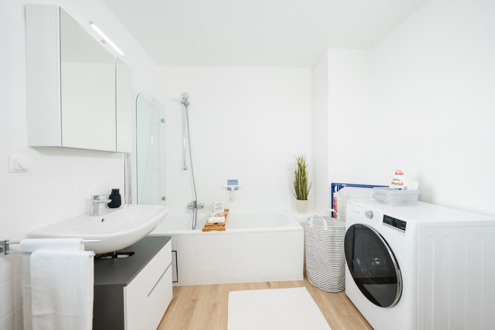 Stadtrand Oase Karlsruhe Mit Balkon 外观 照片