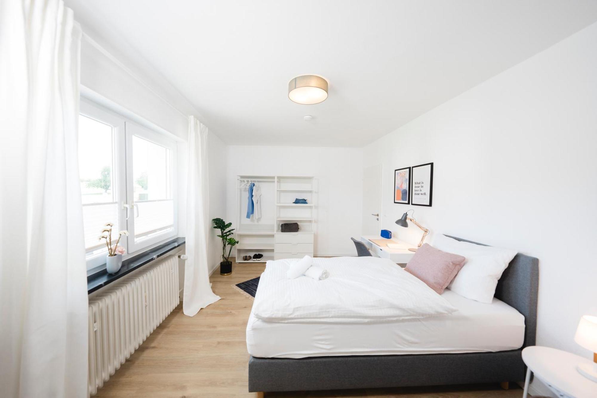 Stadtrand Oase Karlsruhe Mit Balkon 外观 照片