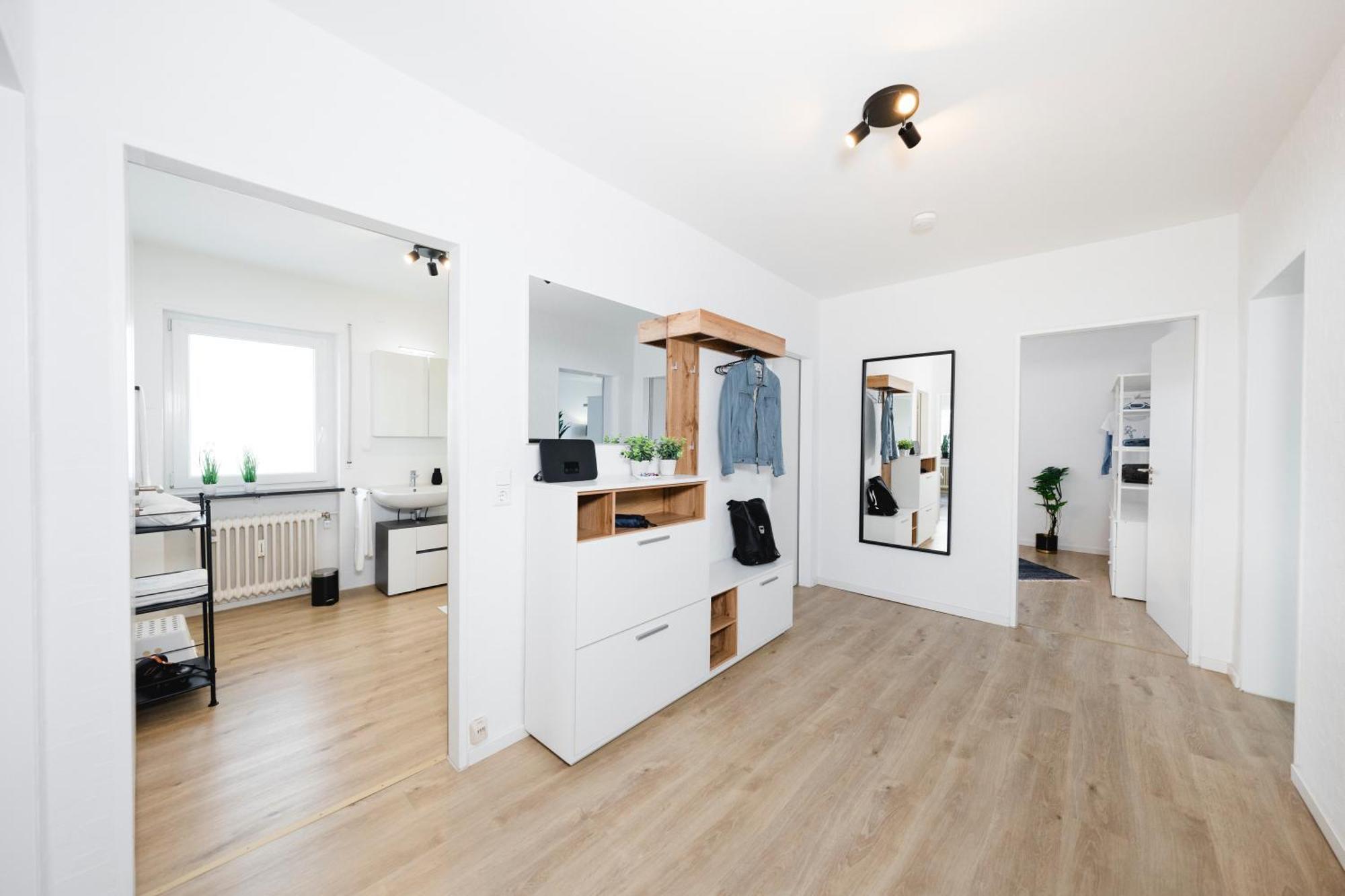 Stadtrand Oase Karlsruhe Mit Balkon 外观 照片
